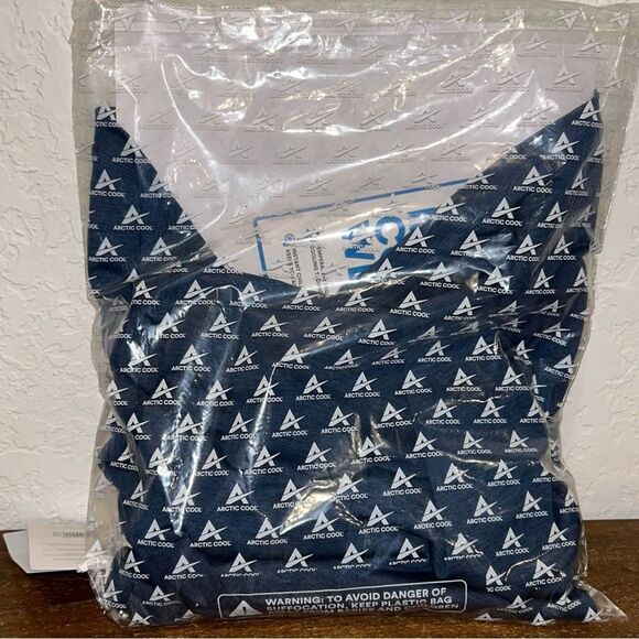 New, Arctic Cool Short Sleeve V-Neck Shirt - Picture 8 of 8